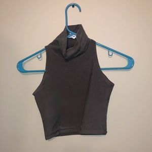 Turtleneck crop top